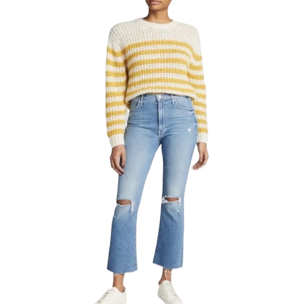MOTHER Alpaca Blend Crewneck Sweater